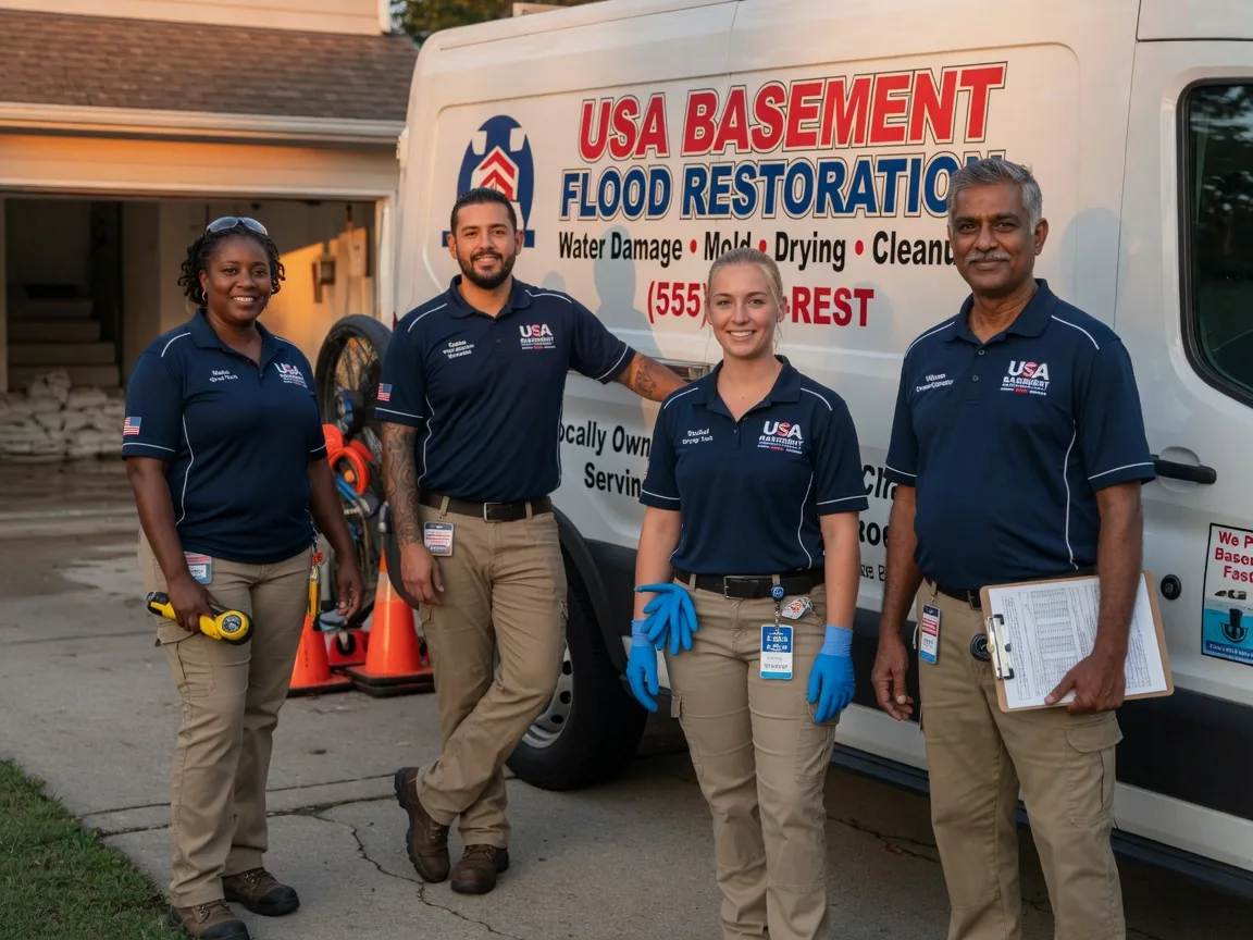 Basement Flood Cleanup company in Scheller, IL